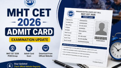 MHT CET 2026 PCM Result Update !!